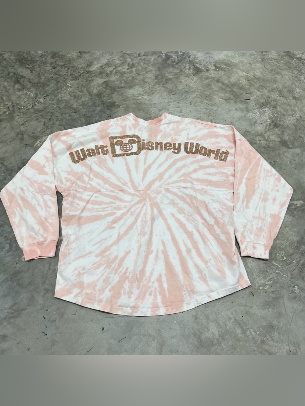 Disney Parks Walt Disney World Pink Tie-Dye Briar Rose Gold Spirit Jersey Large